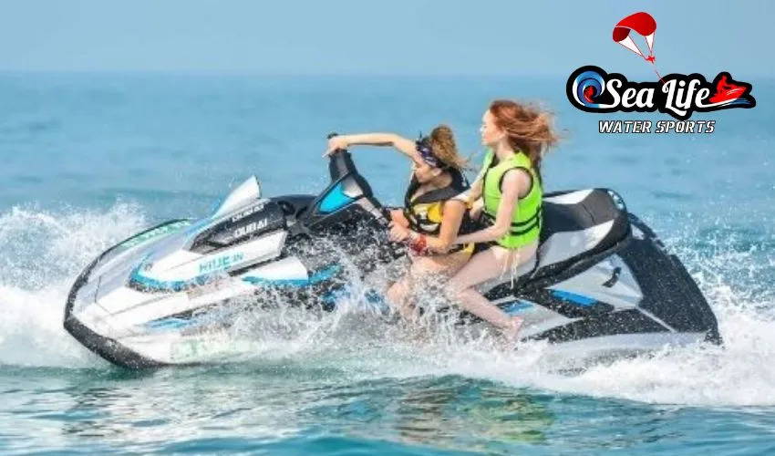 Riding A Jet Ski in Dubai