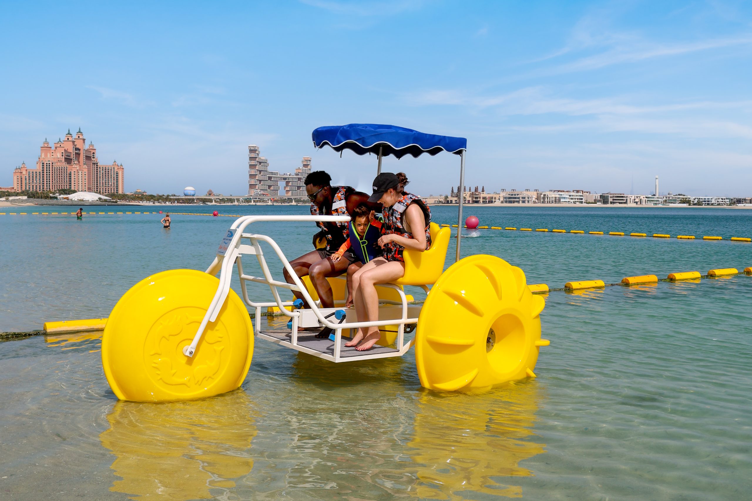 Aqua Cycling in Dubai Soluna Beach Club