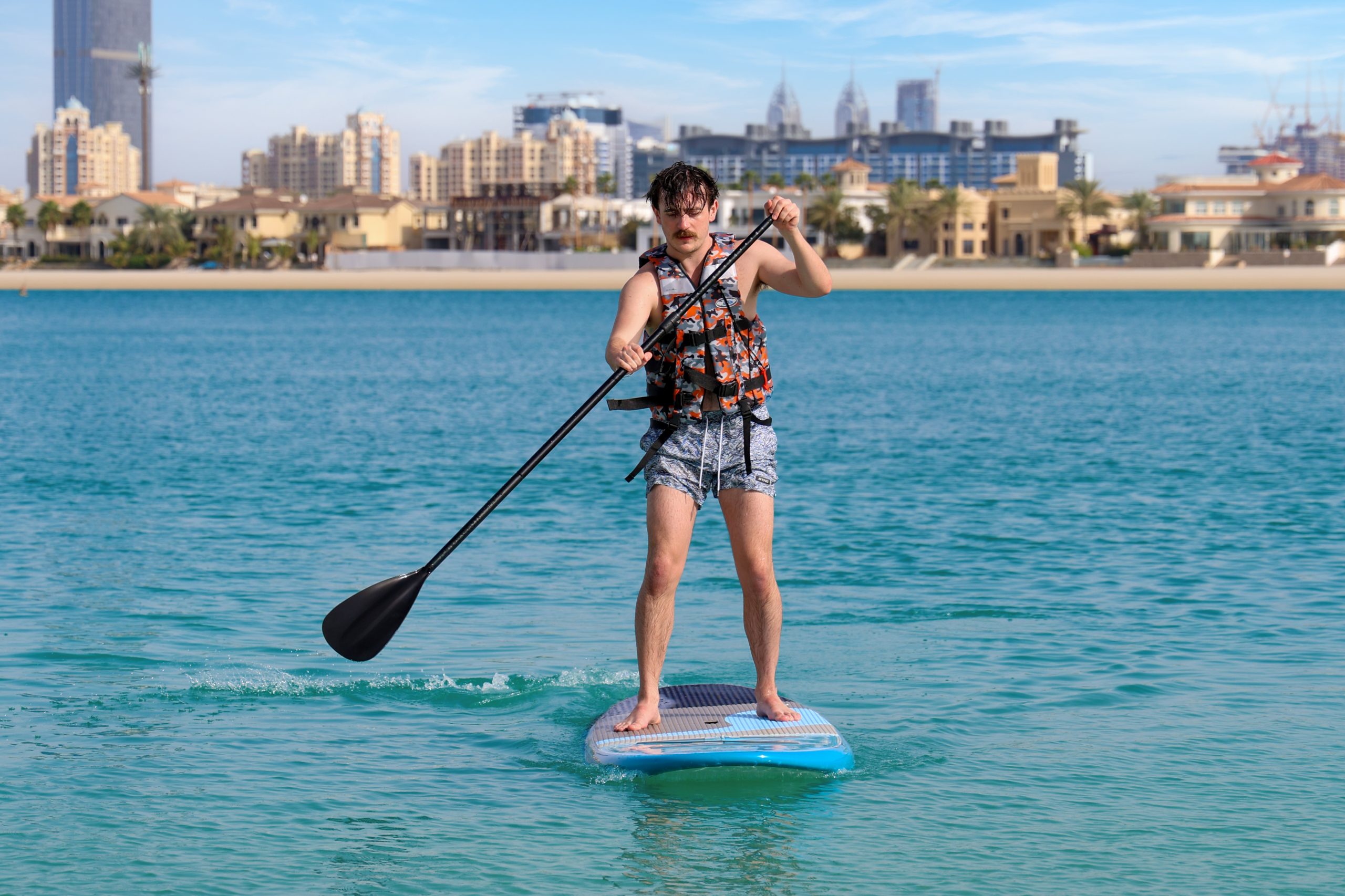 Stand up paddle board at Soluna Beach Club