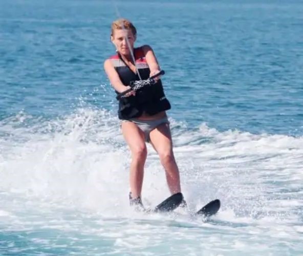 Water Skiing in Dubai Soluna Beach Club