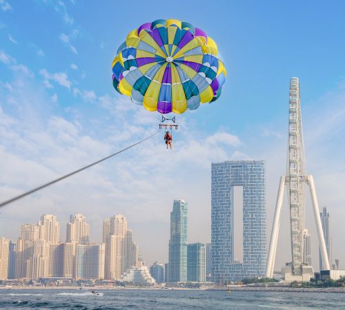 Parasailing in Dubai Jbr