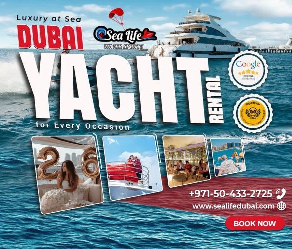 Your Yacht Rental Tour in Dubai