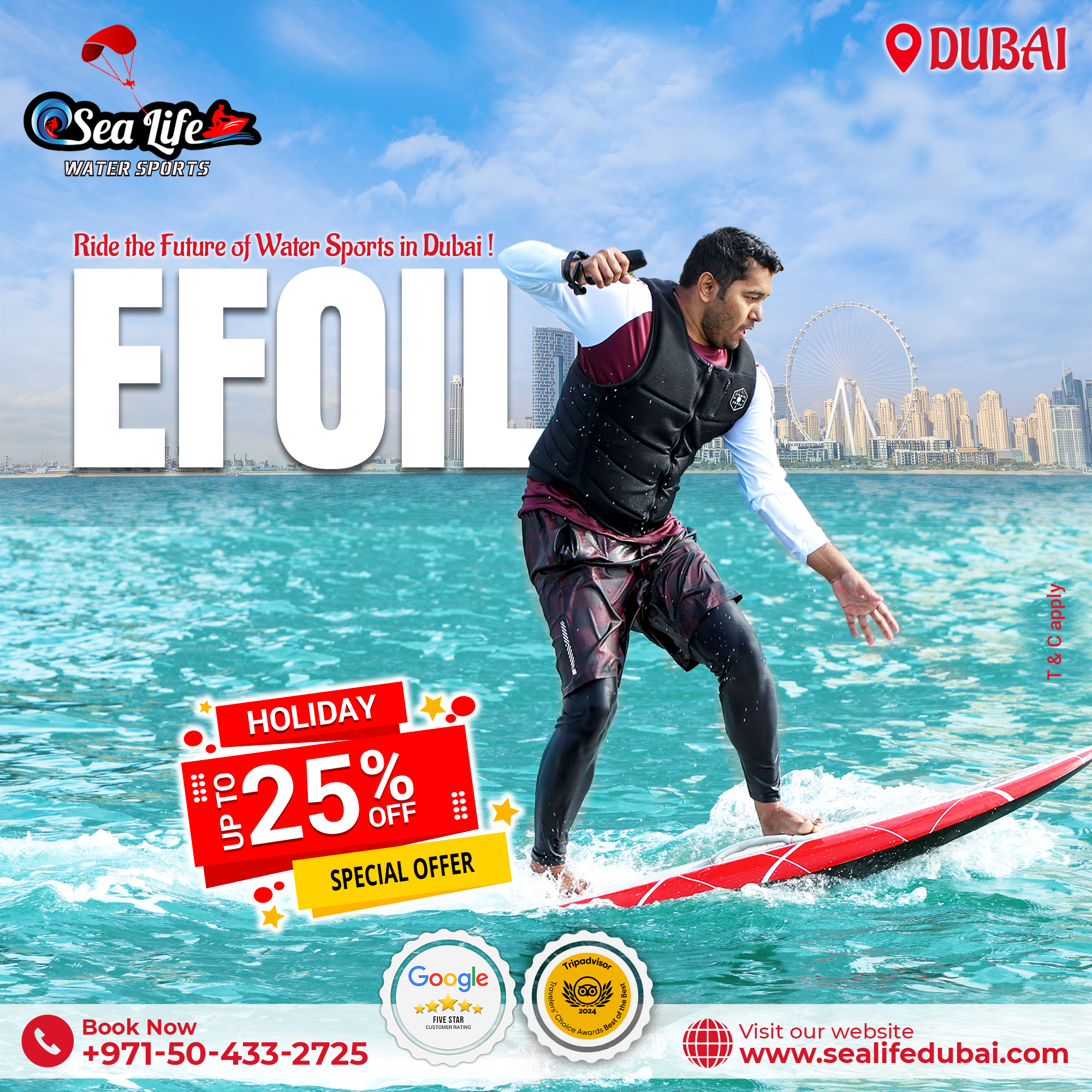 Efoil Rental in Dubai 25%off