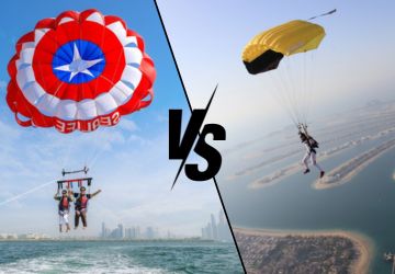 Parasailing vs. Paragliding Dubai